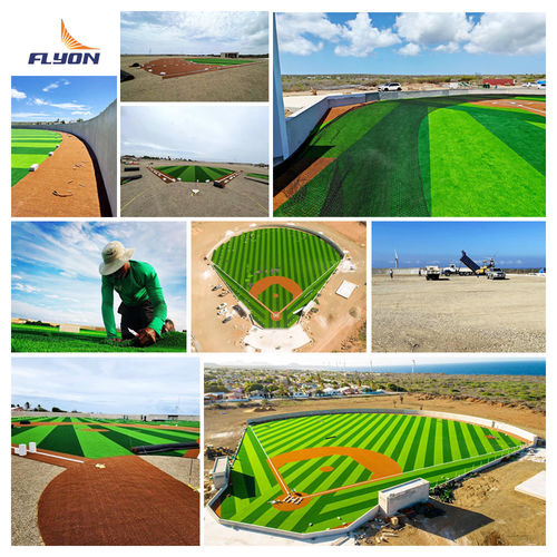 Projekt für künstliches Gras auf dem Baseballfeld von Curacao 2023