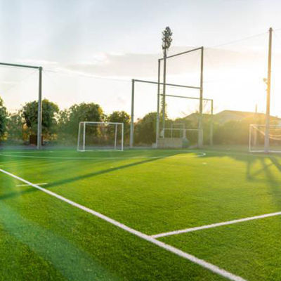 Guter Preis Antikünstliches gefälschtes UVgras, Stapel-Höhe des Tennis-synthetische Gras-15mm online