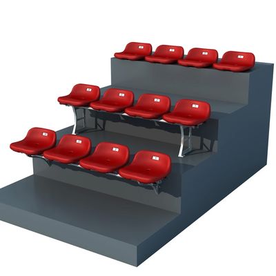 Guter Preis Farbenfrohe eigene Logo HDPE PP Stadionssitze Anti-Aging UV-beständig für Indoor Outdoor Events online