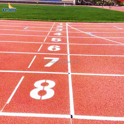 Guter Preis 13 mm Dicke IAAF-zertifizierte Vollversorgungslaufbahn mit Stoßabsorption für Sportfelder online