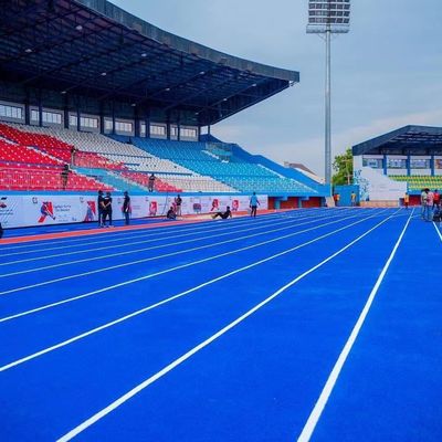 Guter Preis Material der Sandwich-System-athletisches Laufbahn-EPDM SBR für nationales Sportspiel online