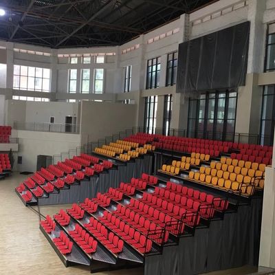 Guter Preis Bequemer materieller einziehbarer Bleacher pp., der für Tribüne-Innenturnhalle setzt online