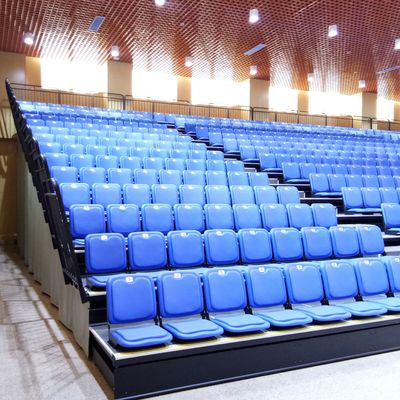 Guter Preis Moderne einziehbare Bleacher-Sitzplätze, teleskopisches setzendes System für Schultheater online