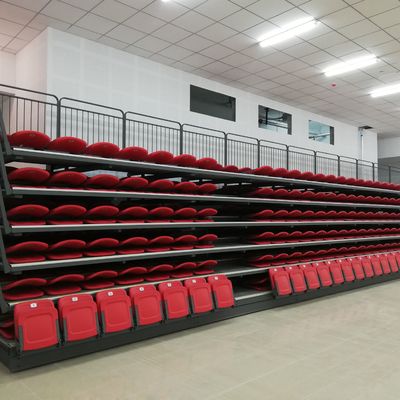 HDPE materielle einziehbare Bleacher-Sitzplätze für Schulturnhalle