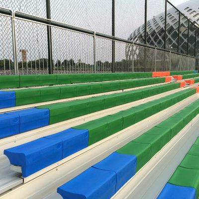 Multi Farbealuminiumbleacher-Bank mit den Plastiksitzen korrosionsbeständig