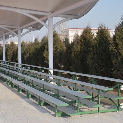 Guter Preis 4 Reihen-Aluminiumsport-Zuschauertribünen für Spielplatz-Turnhalle im Freien online