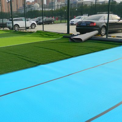 Guter Preis Künstlicher Gras-Stoßdämpfer im Freien, schäumende gefälschte Gras-Schock-Gummiauflage online