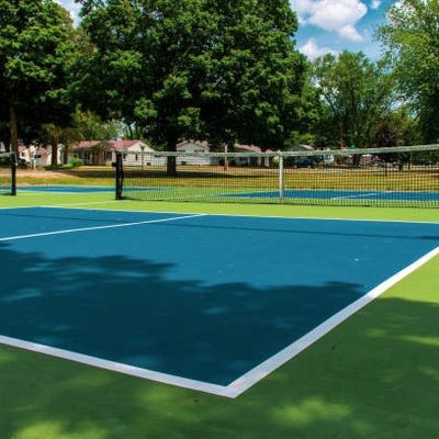 Guter Preis Innen-Pickelball-Gericht tragbare 60 x 30ft Rolle Mat Free Line Painting Service online
