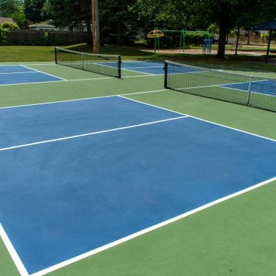 Oberflächen-Pickelball Gericht Mat Portable Pickleball 60 x 30ft Rolle Mat Free Line Painting Service
