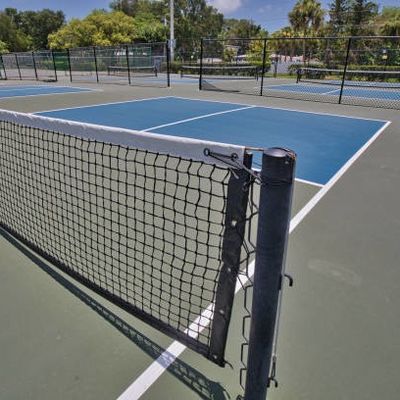 Guter Preis Vinyl Material Pickleball Court Mat rutschfeste glatte Oberfläche online
