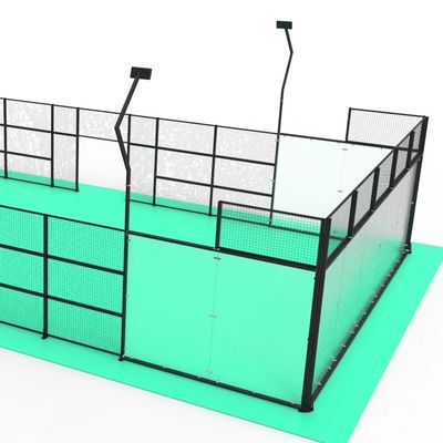 Guter Preis Einjähriger Standard-Padel-Tennisplatz mit glatter Oberfläche online