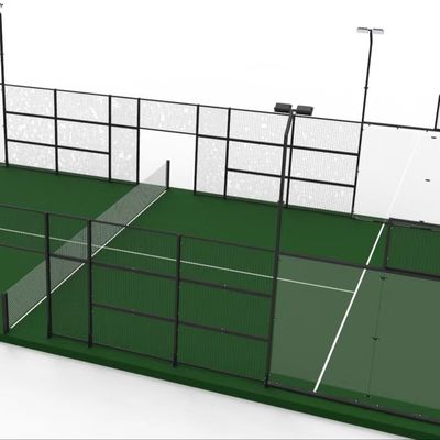 Outdoor-Synthetische glatte Padel-Tennisplatz Einfache Installation