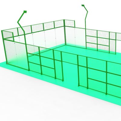 Guter Preis Grüne glatte Oberfläche synthetische Padel Tennisplatz Einfache Installation online