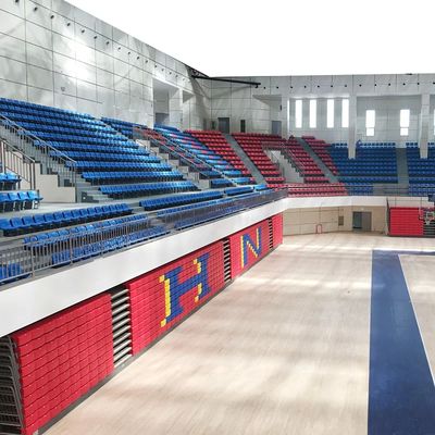 Guter Preis Aluminium angepasste Rückziehbare Bleacher Sitze mit optionaler Bodenbelag 5 Jahre online