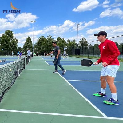 Guter Preis Verbleibsbeständige Pickleball-Feldmatte Kristall Sand Oberflächenmuster 2 mm PVC-Basis Schicht online