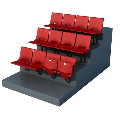 HDPE-/PP-Stadion-Feststuhl - Anti-Aging Anti-UV-Feuerdichte Innen- oder Außensitzplätze