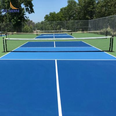 Guter Preis Rutschfeste UV-geschützte Pickleball Court Mat mit 2 mm PVC-Basis-Schicht online