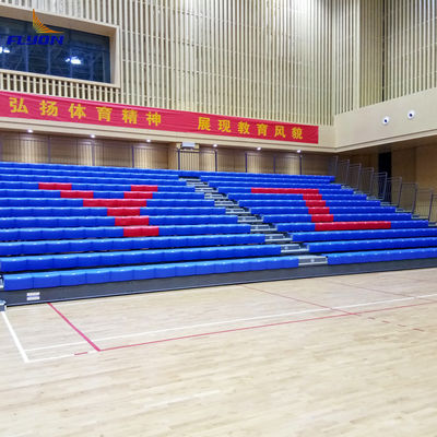 Guter Preis 200-500 Personen Kapazität Einziehbare Bleacher Sitzgelegenheiten Anpassungsbreite Gerade oder gebogene Konfiguration online