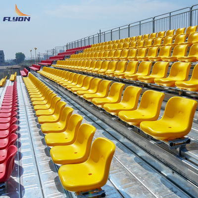 Outdoor-Sportplätze aus Aluminiummetall mit optionalem Schutzgitter