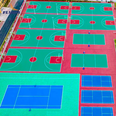 Guter Preis Klasse 1 Feuerfestigkeit Polyurethan Sportplatz Pu Sportboden für Multi-Sportanlagen online