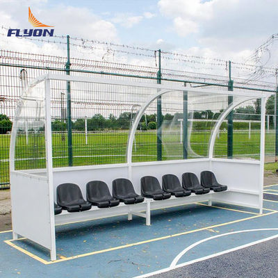 Guter Preis Portable Bench Shelter Hohe Haltbarkeit Anpassungsmöglichkeiten für Logo / Teamname online