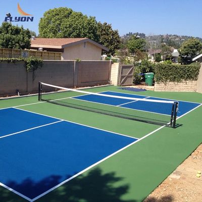6.56*32.81ft Pickleball Court Mat mit 215.23 Sqft Roll Größe 2-3 mm Dicke 2 mm PVC Basis Schicht