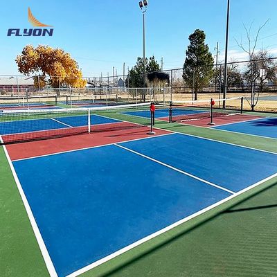 UV-Schutz Pickleball Court PVC Acrylbeschichtung Sandmuster