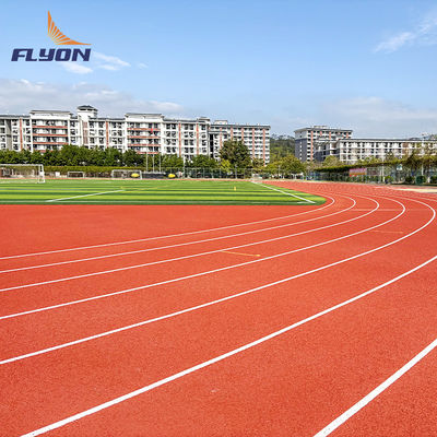Guter Preis Vollvergießsystem Sportlaufbahnen Polyurethan Oberfläche mit texturisierter Oberfläche online