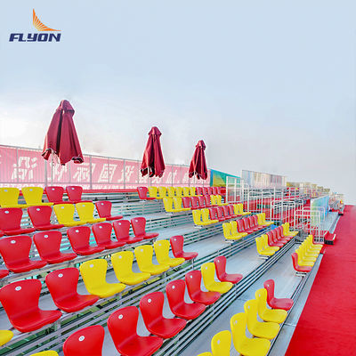 Guter Preis EN 12727 Compliant Aluminum Bleachers with BS 5852 Fire Resistance and 5 Years Warranty for Outdoor Stadium Seating online