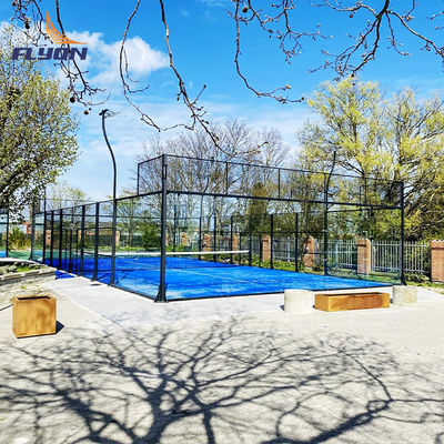 Guter Preis Grüner Padel Tennisplatz Einfache Installation für die Leistung online