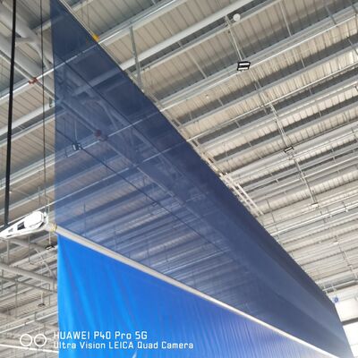 Guter Preis Elektrisches Steuerungssystem Feuerfeste Umweltfreundliche Trennvorhang-Trennwandvorhang online