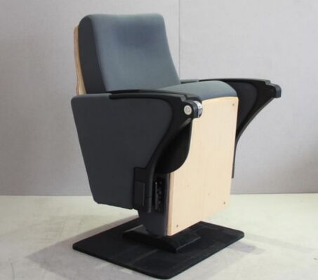 Guter Preis Stoff Kinostühle mit verstellbaren Armlehnen und Lederbezug für moderne Kinosäle, ausgestattet mit durchgehender Reihenverbindung für Auditorien und Kinos online