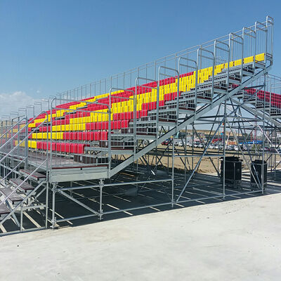 Guter Preis Aluminium-Schauplätze mit langlebigem Sitz - einfach zu installieren und zu demontieren Modular-Stadionssitze online
