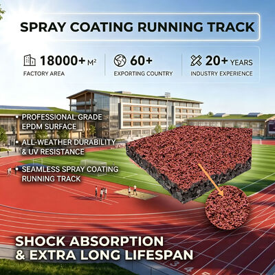 Guter Preis UV-beständige Atemberaubende Spray-PU-Laufbahn mit mehr als 10 Jahren Haltbarkeit für sportliche und synthetische Oberflächen online