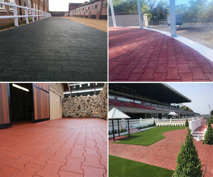 Spielplatz-Gummibelagmatte mit einfacher Installation und langlebigem Dogbone-Pflaster 4