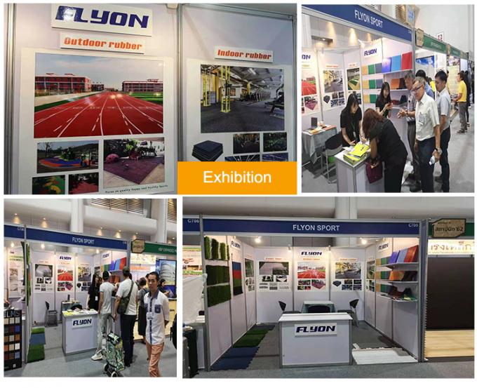 Spielplatz-Gummibelagmatte mit einfacher Installation und langlebigem Dogbone-Pflaster 9